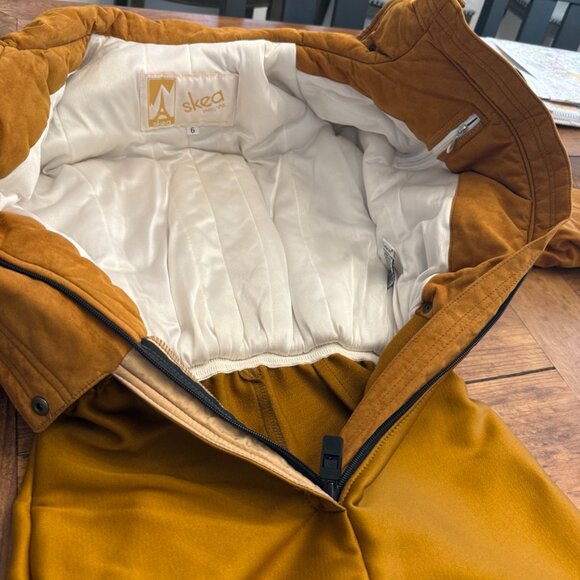 skea Paris/Vail Full Ski Suit rusty orange in color - Picture 10 of 13